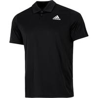 adidas 阿迪达斯 Climacool清风系列 CLUB 3STR POLO 男子POLO衫 DU0848 黑色 S