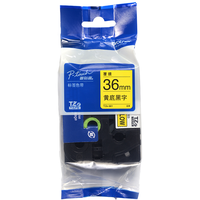 兄弟(brother) TZe-661 兄弟TZe-661 36mm黄底黑字标签色带(适用9500/9700/9800/3600)