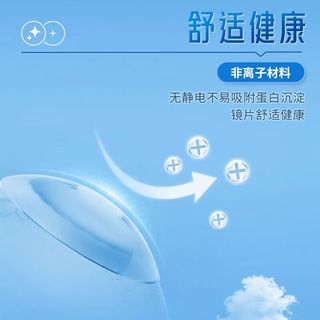 博士伦清朗一日日抛90片装  隐形眼镜近视透明软性镜片 90片 575度