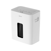 得力4级保密办公家用碎纸机 商务大型文件粉碎机低噪碎纸 可碎钉 单次6张 连碎5分钟 15L GA230