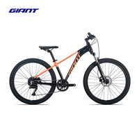 捷安特 Geek吉克26寸油压碟刹9速避震青少年山地自行车 太阳神橘/亮黑