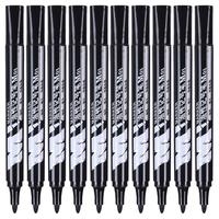 晨光 记号笔 黑色10支