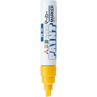 uni 三菱铅笔 PX-30 单头粗字油漆笔 黄色 单支装