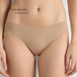 Intimissimi 意舒漫女士舒适棉质弹力无痕包臀低腰三角内裤