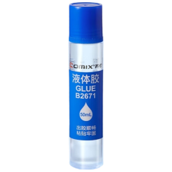 齐心 B2671 办公财务液体胶水 50ml