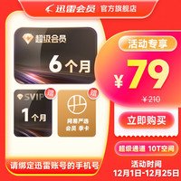 迅雷 超级会员7月卡