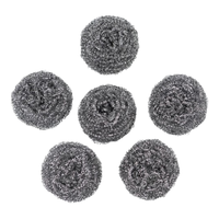 3M 思高金属钢丝球厨房不锈钢清洁球家用男女洗碗钢丝球刷锅6只装