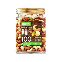 喵满分 混合纯坚果1100g（无核桃仁）