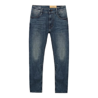 ABLE JEANS【立体修身裤】男士显瘦长裤复古牛仔裤瘦腿裤男高级感百搭 水泥黄 28 /30(60kg以下)