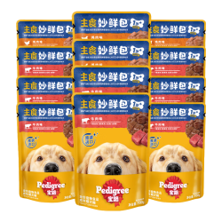 宝路 成犬妙鲜包  鸡牛配|成犬 12包