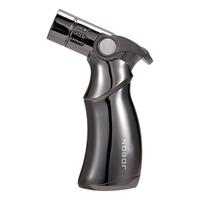 JOBON中邦直冲打火机防风充气雪茄四喷大容量艾灸户外野营烧烤小型焊枪 【直冲喷枪四火】