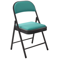 XINGKAI 星恺 XK3022 办公折叠椅 绿色 皮革款