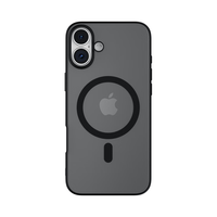 BLUEO/蓝猩 亲肤磨砂护甲 iPhone16保护壳 典雅黑 PC+TPU