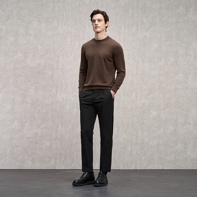 EMZ 鄂尔多斯  美利奴纯羊毛衫秋冬毛衣