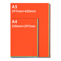 得力（deli）A4 10色70g混装复印纸 彩色打印纸 儿童手工折纸剪纸彩纸 非硬卡纸 100张/包ZC001【人气】