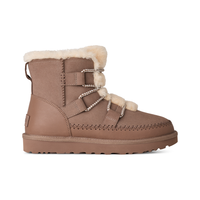 UGG 秋冬季加绒女鞋保暖勃肯短靴厚底复古棉靴子1174574驯鹿色