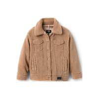 UGG 秋冬女士休闲服饰茸茸卡车司机夹克外套 1113951驼色