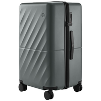 90分行李箱男女拉杆箱托运箱超大容量旅行箱密码箱矿岩灰29英寸新海浪 29英寸 (超大容量+防爆拉链)