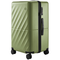 90分行李箱男女拉杆箱托运箱超大容量旅行箱密码箱梧桐绿24英寸新海浪 24英寸 (托运箱+防爆拉链)