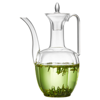 美斯尼 仿宋高执壶茶壶玻璃泡茶壶绿茶壶手执酒壶 高执壶