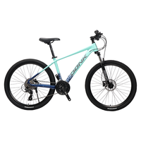 DONK自行车山地车ALP5.0成人青少年通勤铝合金变速单车禧玛诺10速27速 微醺紫/