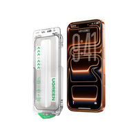 绿联【康宁玻璃|无边不挡屏】适用iPhone16Promax钢化膜苹果16promax手机膜高清防摔抗指纹无尘仓 1片