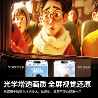  肥熊 抗指纹 iPhone16Promax钢化膜 无尘仓  玻璃