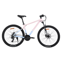 DONK自行车ALP3.0山地车成人通勤铝合金油碟禧玛诺变速单车24速 柔雾闪粉 /冰川蓝   版 26英寸×16英寸