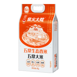 柴火大院 五常生态香米 5kg 1袋