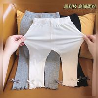 顺美乐 SM-2女童防蚊裤子夏装春夏洋气宝宝冰丝休闲打底裤薄款儿童百搭
