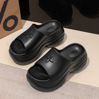 丝蒙妮 8CM百搭厚底增高拖鞋女夏季外穿凉鞋海沙滩鞋凉拖鞋矮子乐