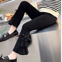 顺美乐 shunmeile/顺美乐女小童女童喇叭裤春秋季儿童加绒/外穿女宝宝裤