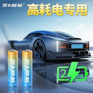  罗卜微能 快充 可充电电池套装+快充线  4粒