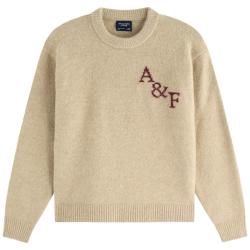 Abercrombie & Fitch AF男装25秋冬百搭宽松圆领毛衣针织衫120-5181