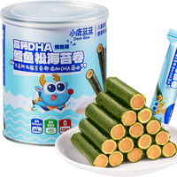 小鹿蓝蓝 高钙DHA鳕鱼松海苔卷鳕鱼味 108g
