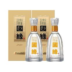 今世缘 淡雅国缘 42度 浓香型白酒 500ml*2瓶 2瓶装
