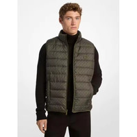 MICHAEL KORS Abbou Signature Logo 男士可两面穿棉服背心