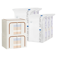 京东京造 换季收纳真空压缩全能套装7件套布艺收纳箱*2压缩袋*5 【全能7件套】外套毛衣省心收纳 *