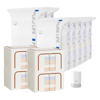 京东京造 换季收纳真空压缩全能套装12件套收纳箱*4压缩袋*7电泵 【全能电泵组合】被褥省心收纳 *