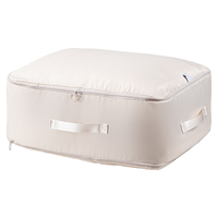 京东京造 羽绒被子压缩收纳袋棉被衣服衣物防尘防潮整理袋打包袋 加大号 【压缩收纳袋】被子适用加大号 *