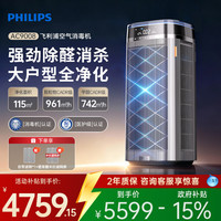 飞利浦 空气净化器除甲醛家用新房室内消毒净化机AC9008