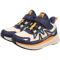 江博士（DR·KONG）江博士冬季男女童保暖儿童户外儿童运动鞋 蓝/卡其（加绒内里） 30 30 脚长约18.2-18.8