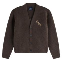 Abercrombie & Fitch AF大麋鹿图案男装25秋冬针织开衫毛衣120-5180