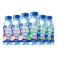 脉动 400ML 青柠桃子雪柚橘子迷你小瓶饮料低糖维生素出游饮料必备  桃子400ML*3+青柠400ML*3