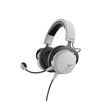拜雅(beyerdynamic) 头戴式游戏耳机MMX150 灰色 带线控 高端级游戏耳机 32欧姆