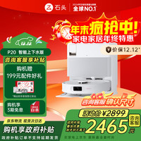 石头 扫地机器人扫拖一体 P20 扫拖洗烘一体机  A1690RR P20上下水版