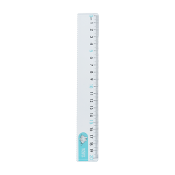 晨光 耷拉兔系列 ARL96128 半透明直尺 20cm 单把装
