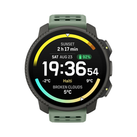 SUUNTO 登山定位心率血氧 户外探险腕表  钛合金 云杉绿