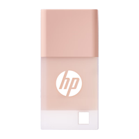 HP惠普128GB USB3.2gen 1 U盘加挂绳 x768 暖心粉橘 高速商务可爱创意优盘 u盘