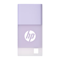 HP惠普64GB  USB2.0 U盘加苹果lightning转接头  v168 丁香紫 电脑优盘商务办公u盘 安卓苹果笔记本